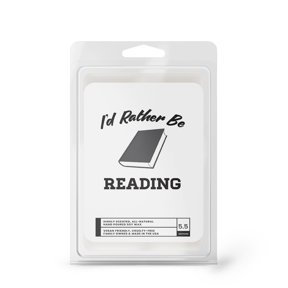 I'd rather be Reading Wax Melts