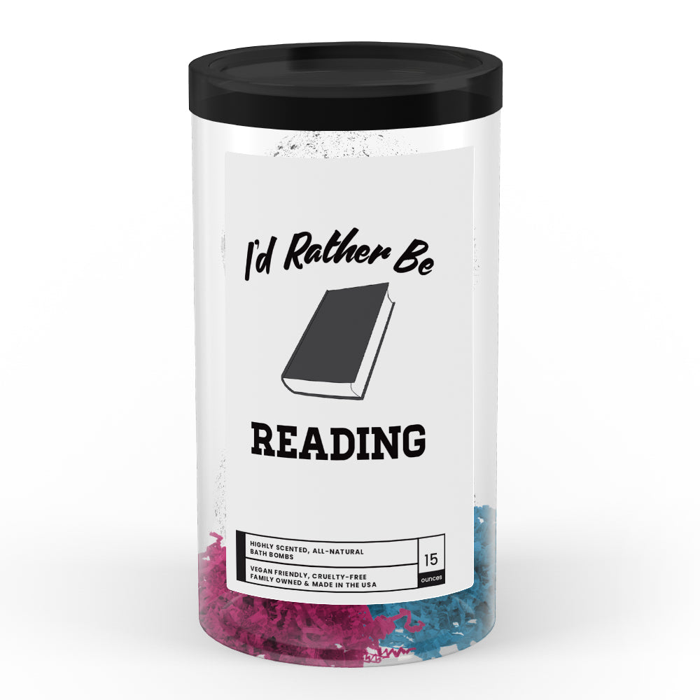 I'd rather be Reading Bath Bombs
