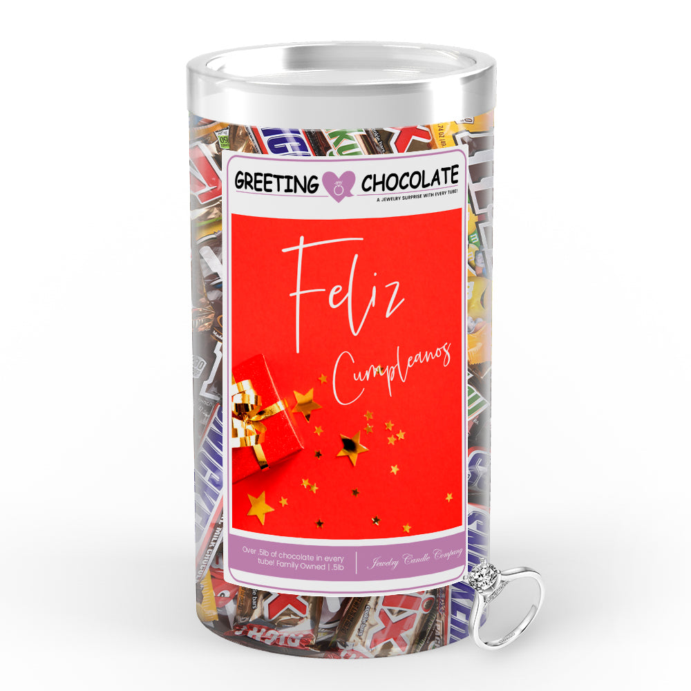 Faliz Cumpleanos Greetings Chocolate