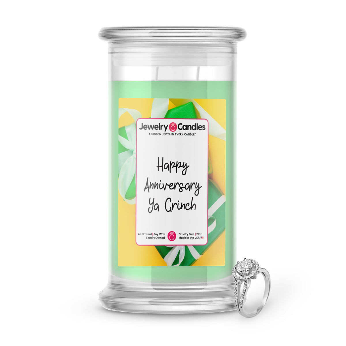 Happy Anniversary ya Grinch Jewelry Candle