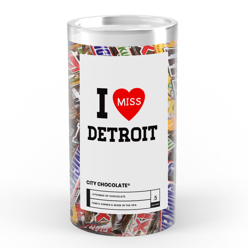I miss Detroit City Chocolate