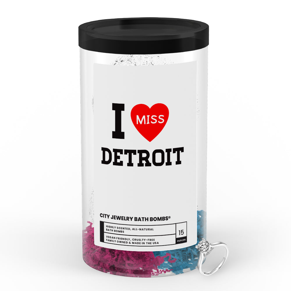 I miss Detroit City Jewelry Bath Bombs