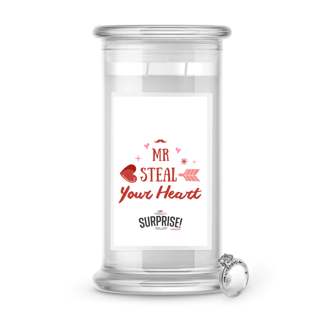 Mr Steal Your Heart | Valentine's Day Surprise Jewelry Candles