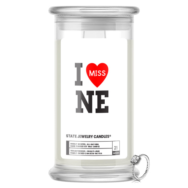I miss NE State Jewelry Candle