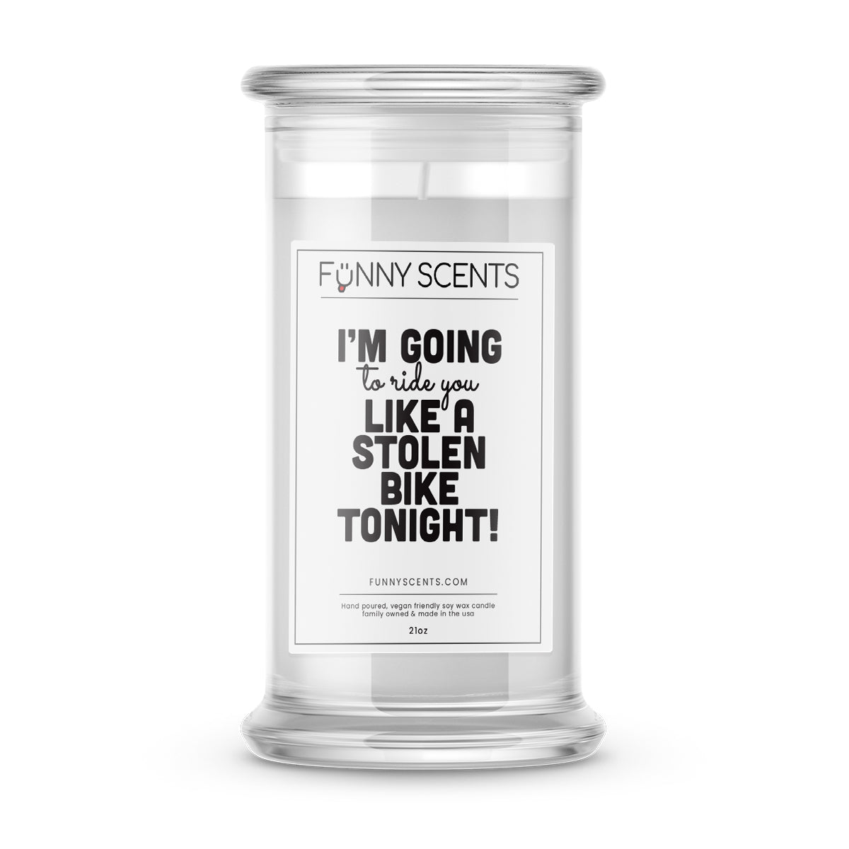 I'm Going to ride You Like a Stolen Bike Tonight! Funny Candles