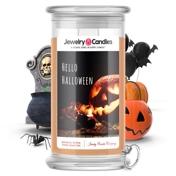 Hello halloween Jewelry Candle
