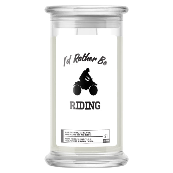 I'd rather be Riding Candles