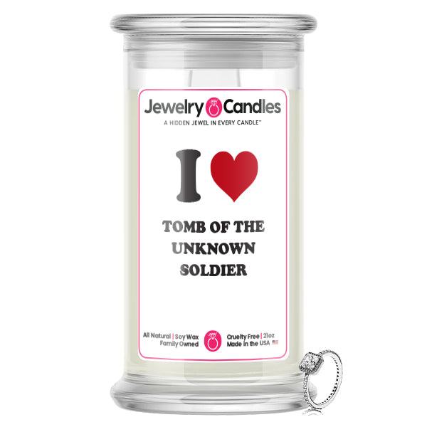 I Love TOMB OF THE UNKNOWN SOLDIER Landmark Jewelry Candles