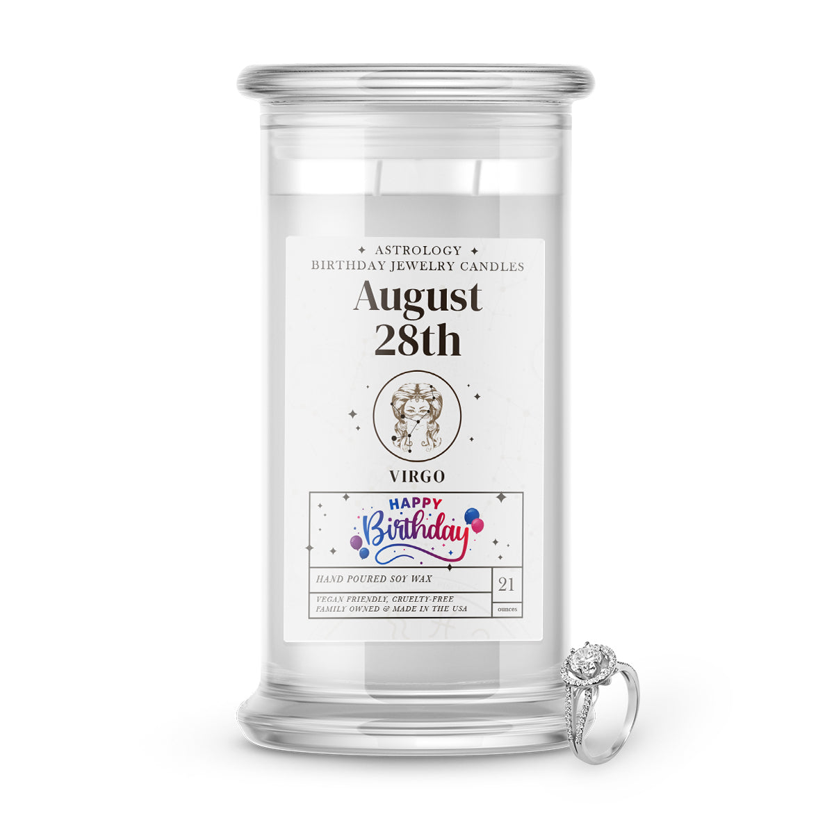 VIRGO | ASTROLOGY BIRTHDAY JEWELRY CANDLES