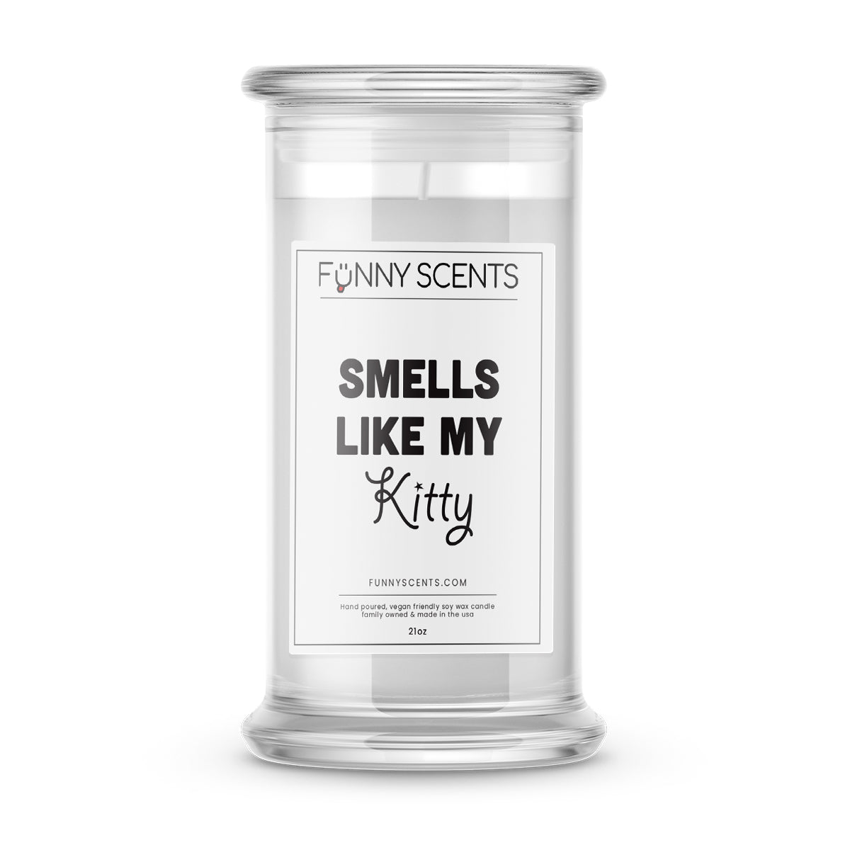 Smells Like My Kitty Funny Candles