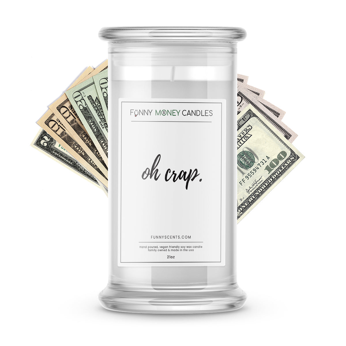 Oh crap. Money Funny Candles