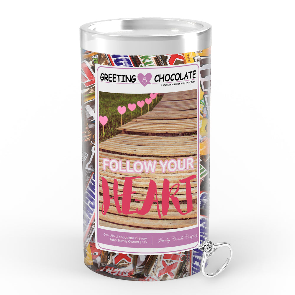 Follow Your Heart Greetings Chocolate