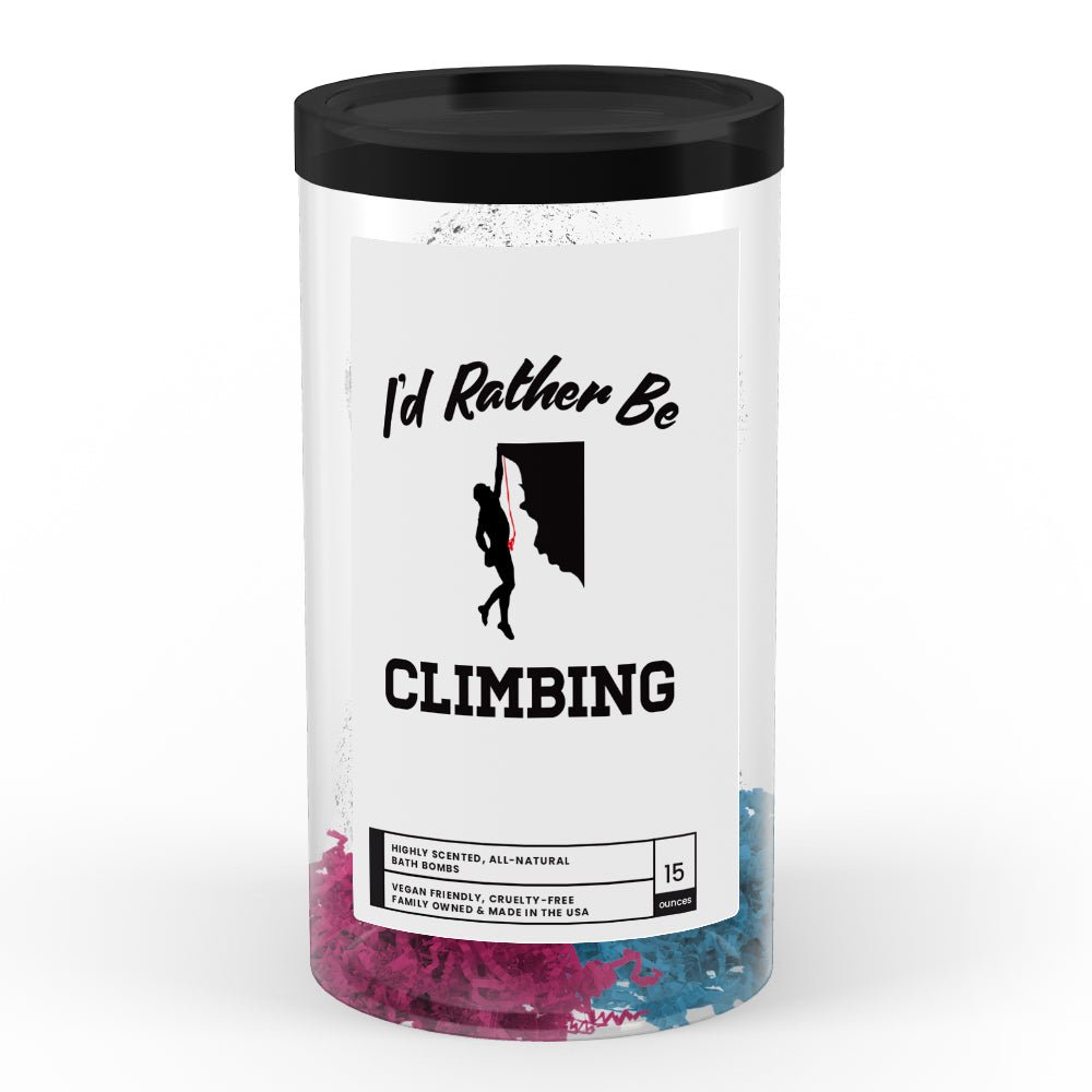I'd rather be Climbing Bath Bombs