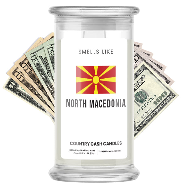 Smells Like North Macedonia Country Cash Candles