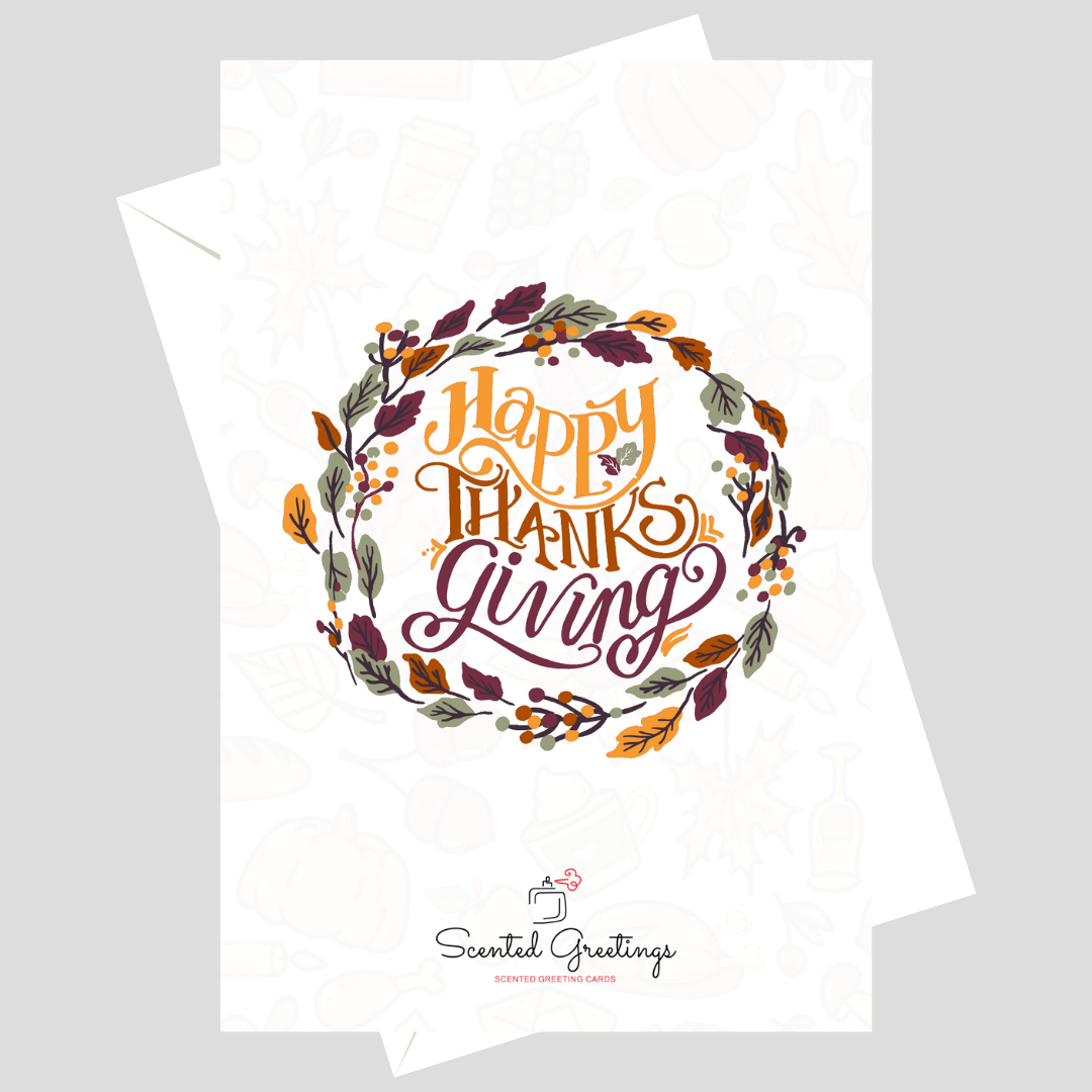 Happy Thanks Giving | Scented Greeting Cards