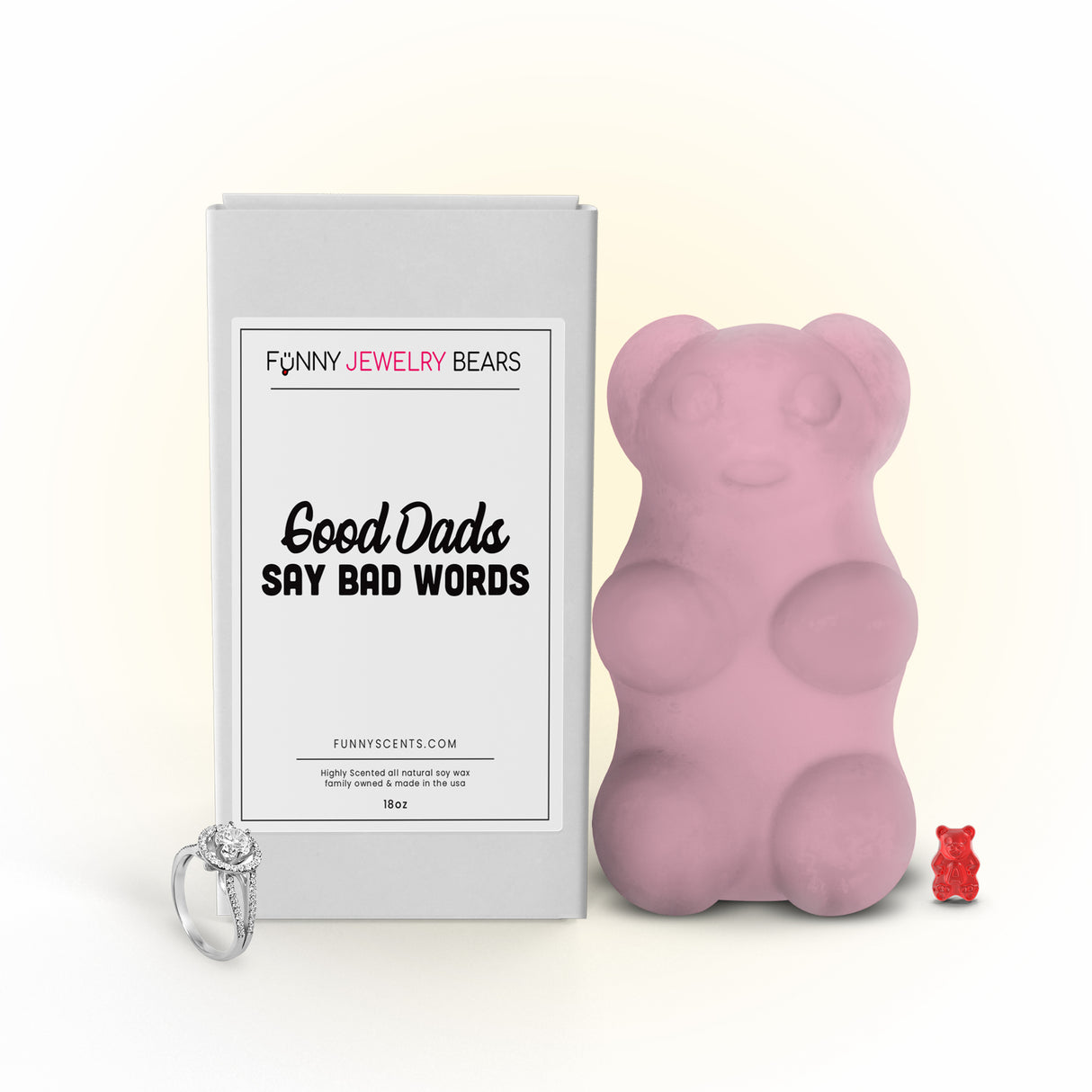 Good Dads say Bad Words Funny Jewelry Bear Wax Melts
