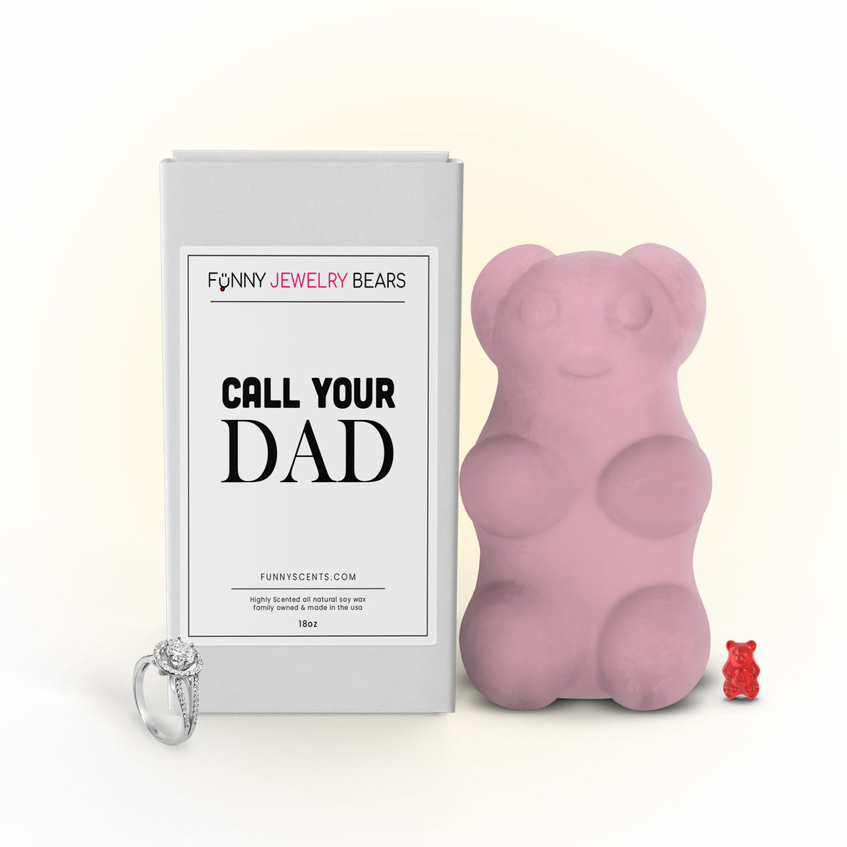Call Your Dad Funny Jewelry Bear Wax Melts