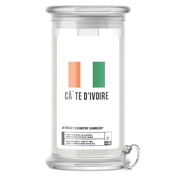 CA TE D'ivoire Jewelry Country Candles
