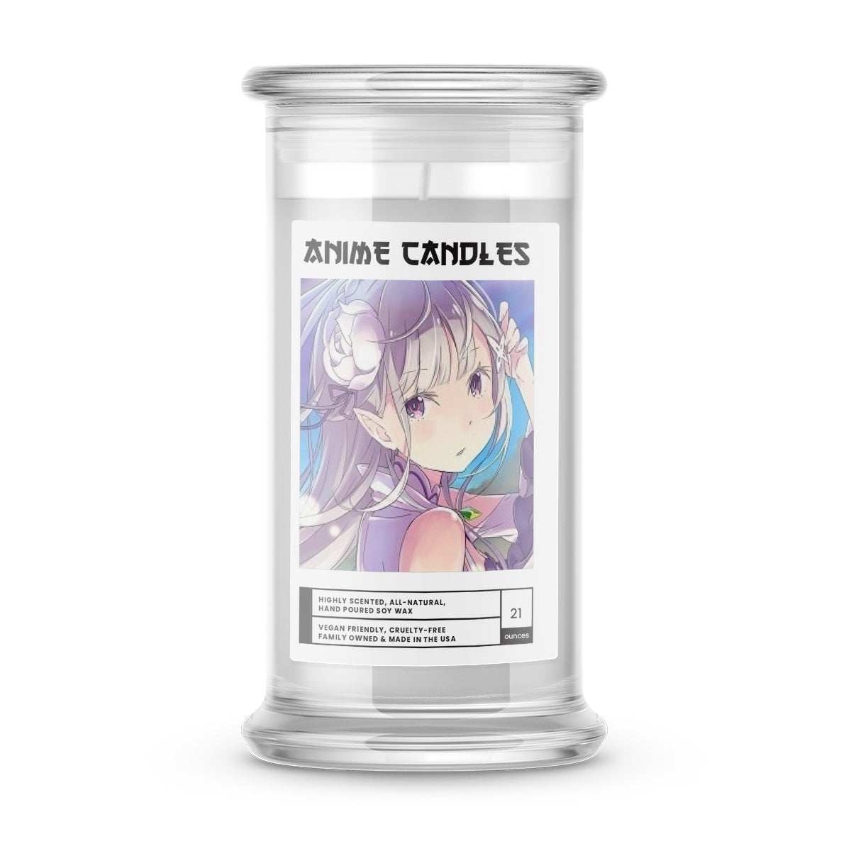emilia Anime Candles