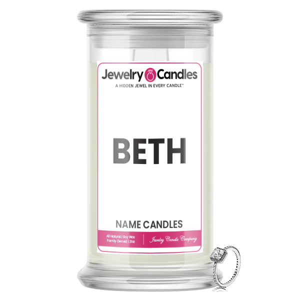 BETH Name Jewelry Candles