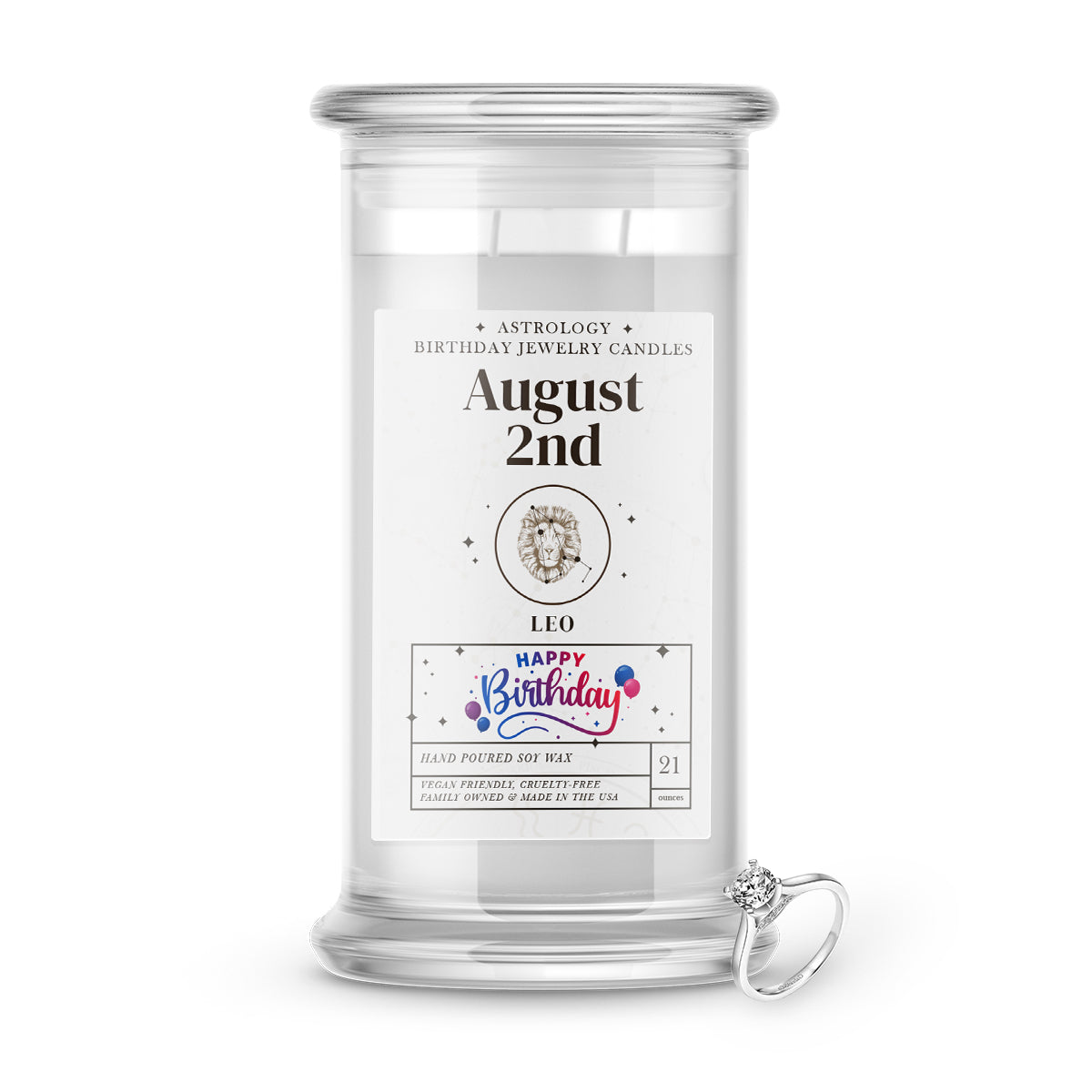 LEO | ASTROLOGY BIRTHDAY JEWELRY CANDLES