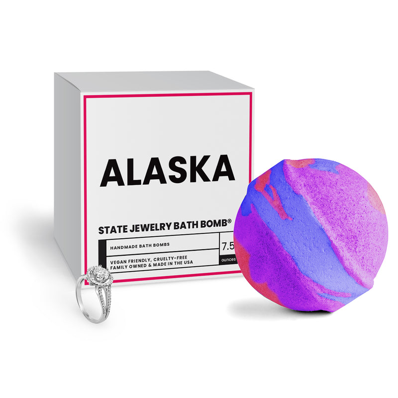Alaska State Jewelry Bath Bomb