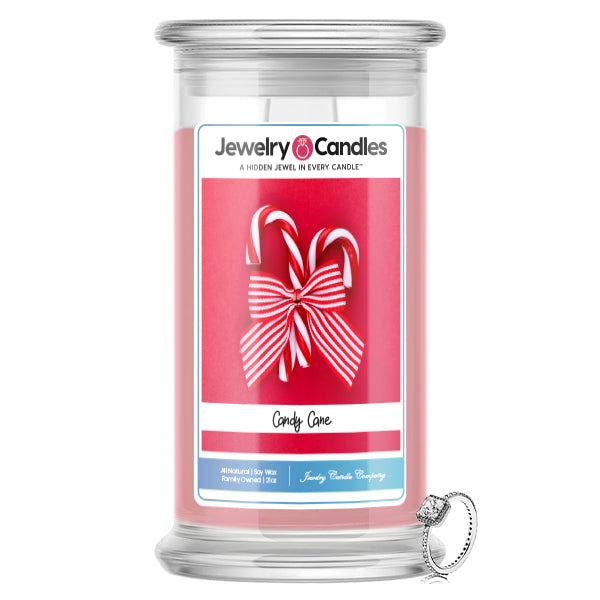 Candy Cane Jewelry Candle