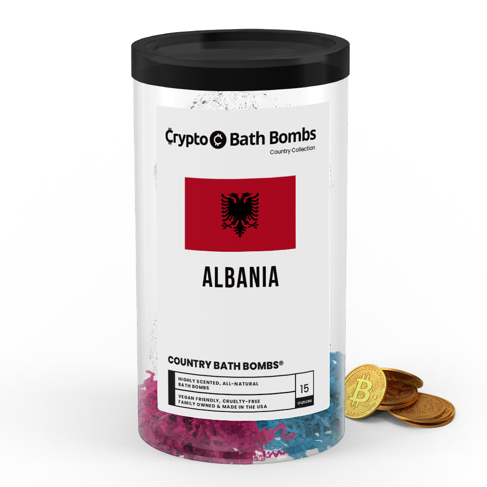Albania Country Crypto Bath Bombs