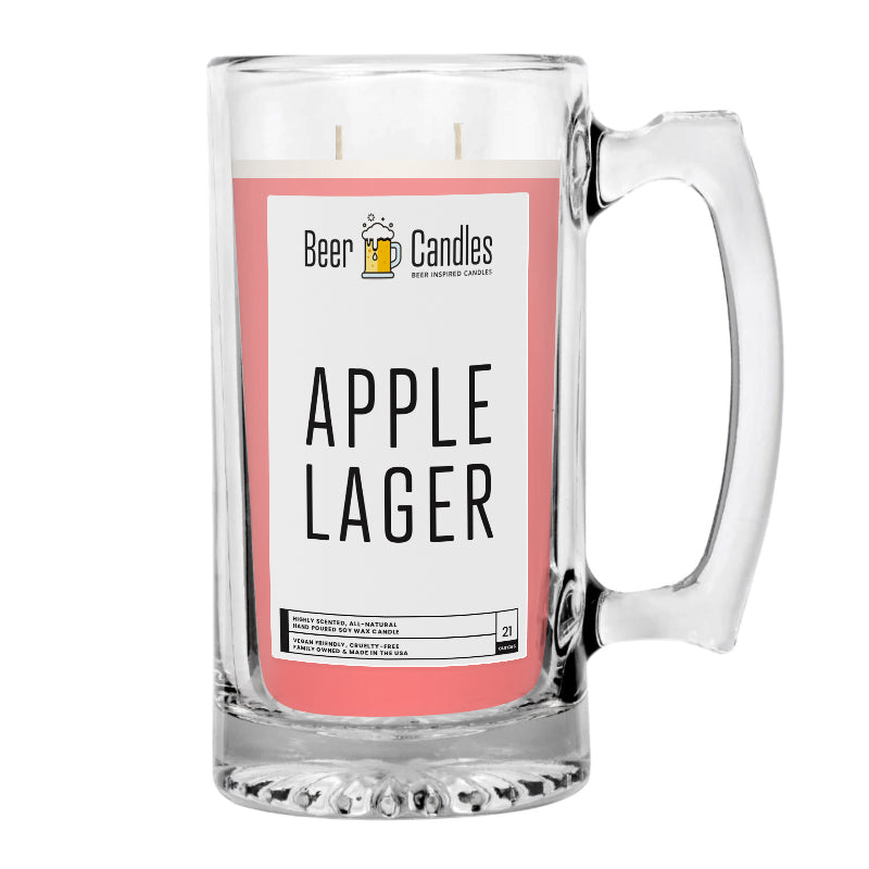 Apple Lager Beer Candle