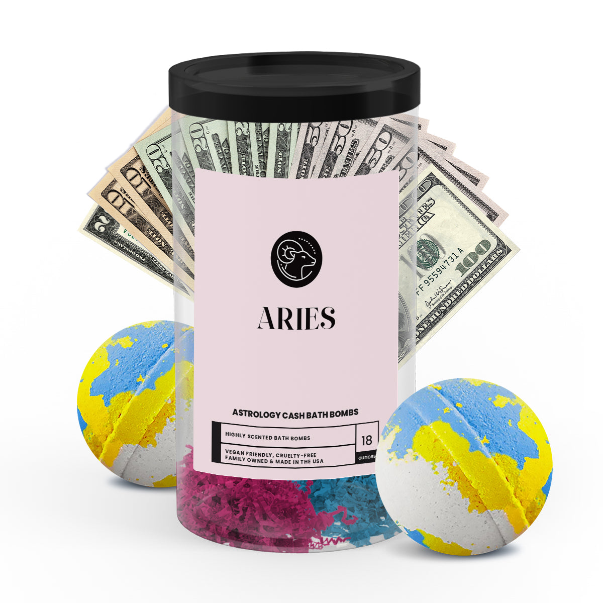 Gemini Astrology Cash Bath Bombs