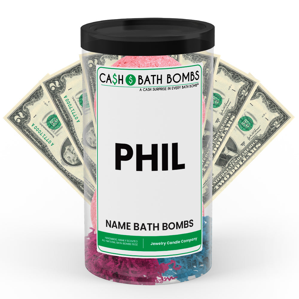 PHIL Name Cash Bath Bomb Tube