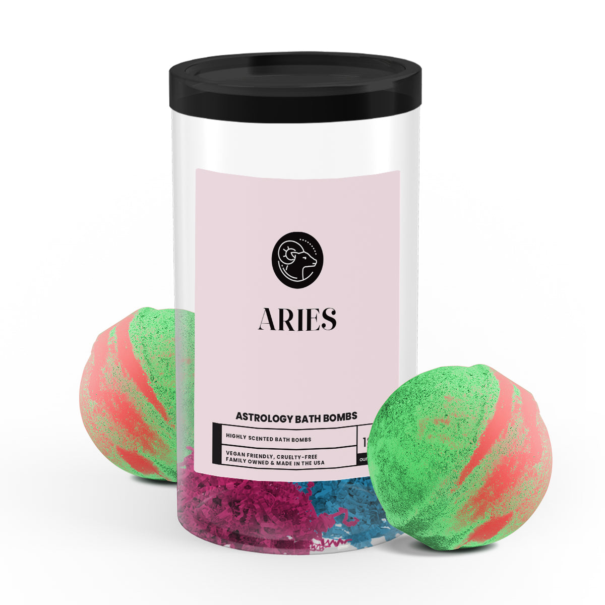 Aries Astrology Bath Bombs