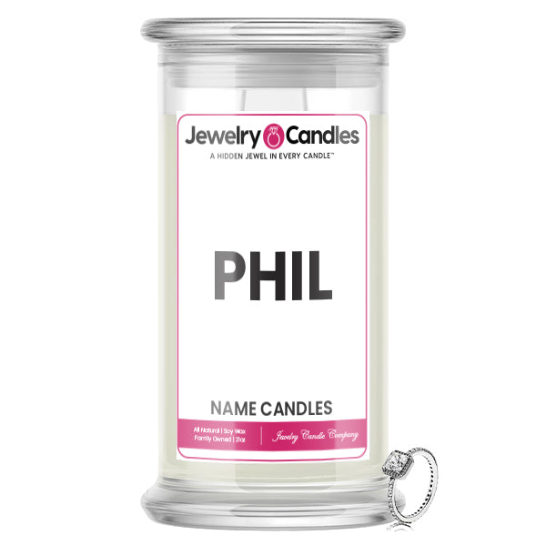 PHIL Name Jewelry Candles