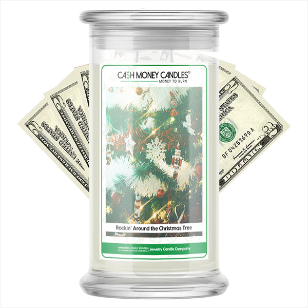 Rockin' Around the Christmas Tree Cash Money Candles