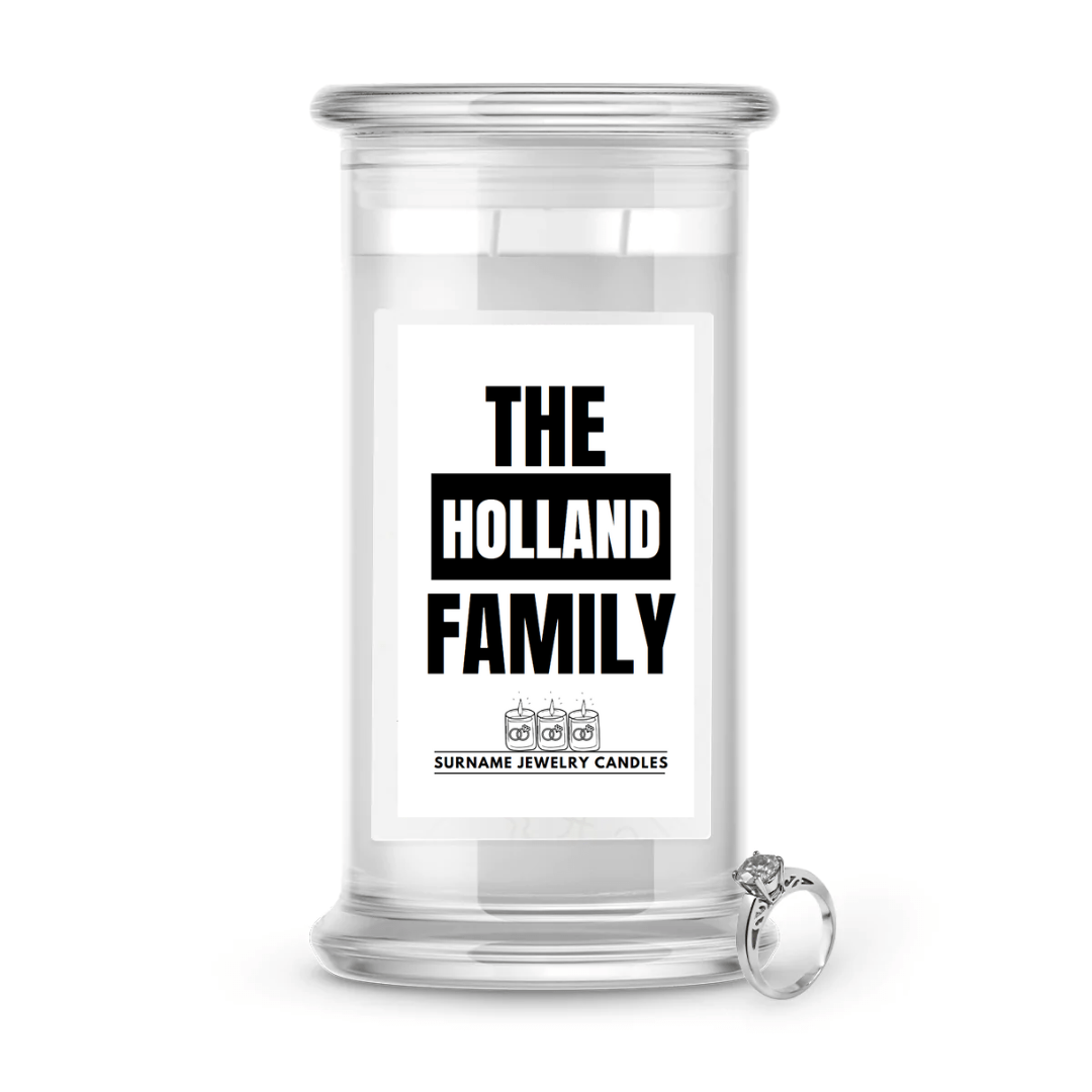 The Holland Family | Surname Jewelry Candles