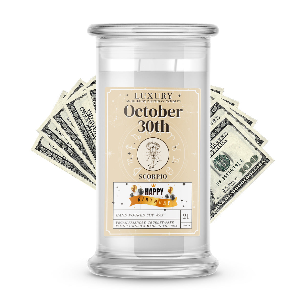 SCORPIO | Luxury Astrology Birthday Cash Candles