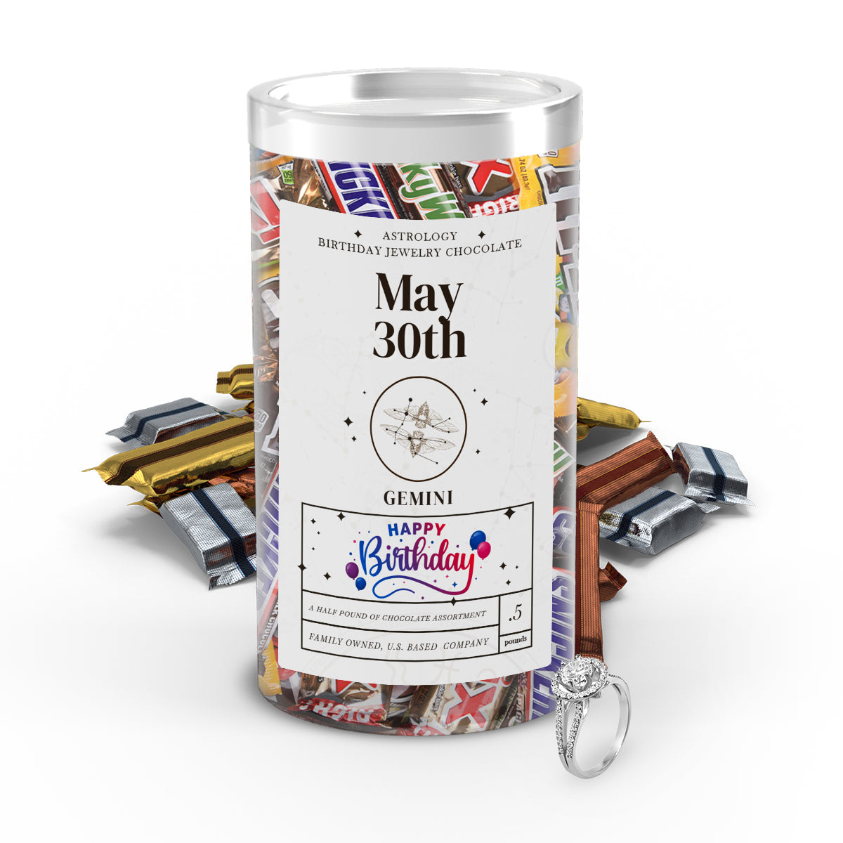 GEMINI | ASTROLOGY BIRTHDAY JEWELRY CHOCOLATE
