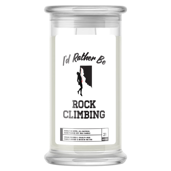 I'd rather be Rock Climbing Candles