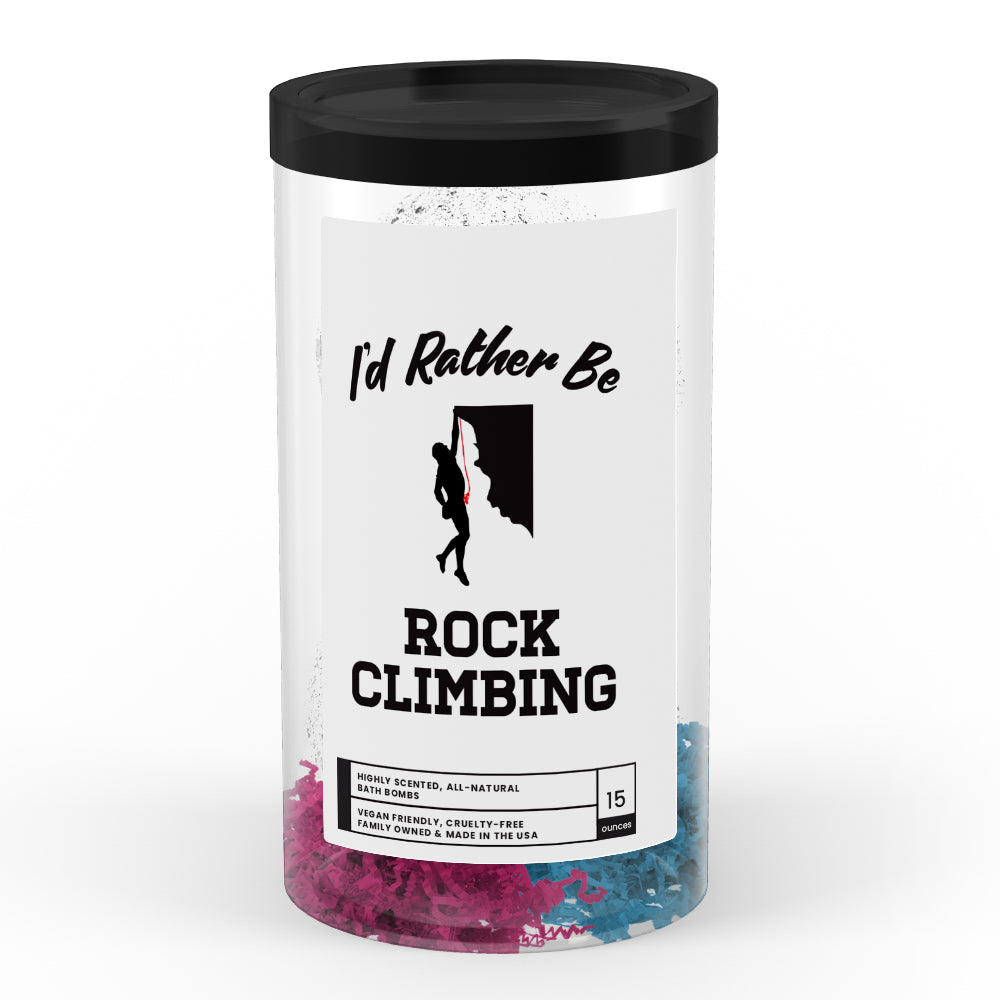 I'd rather be Rock Climbing Bath Bombs