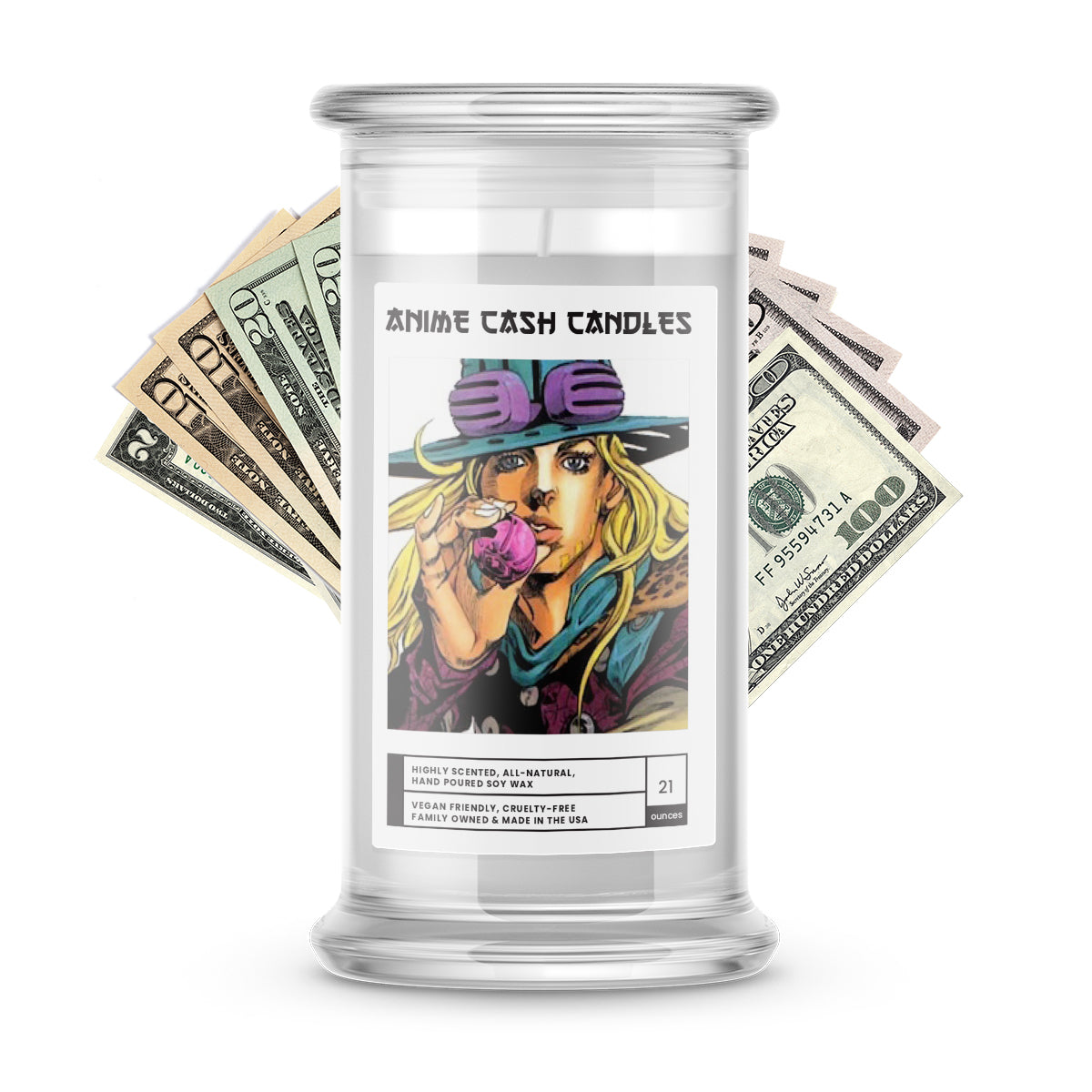 Zeppeli, Gyro | Anime Cash Candle