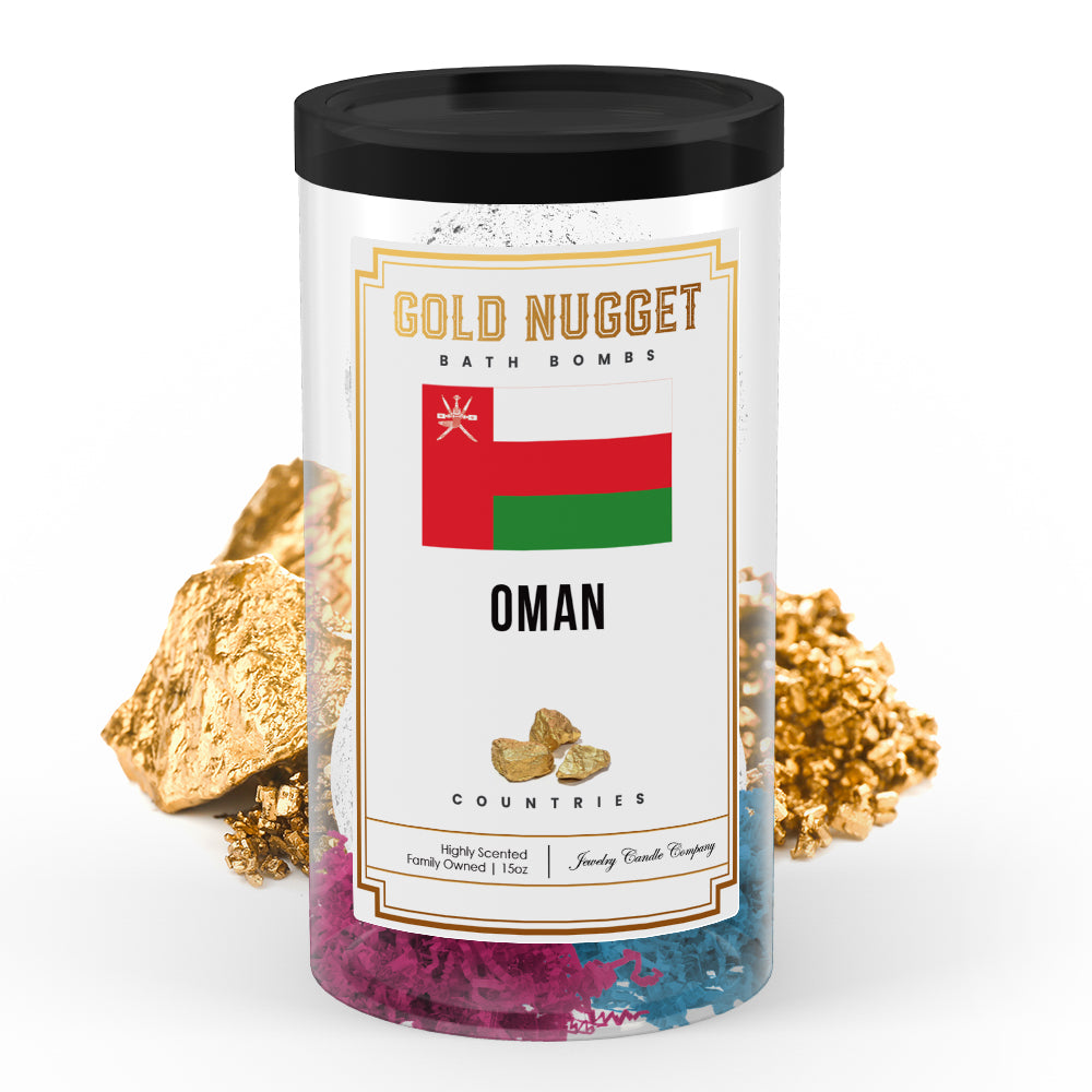 Oman Countries Gold Nugget Bath Bombs