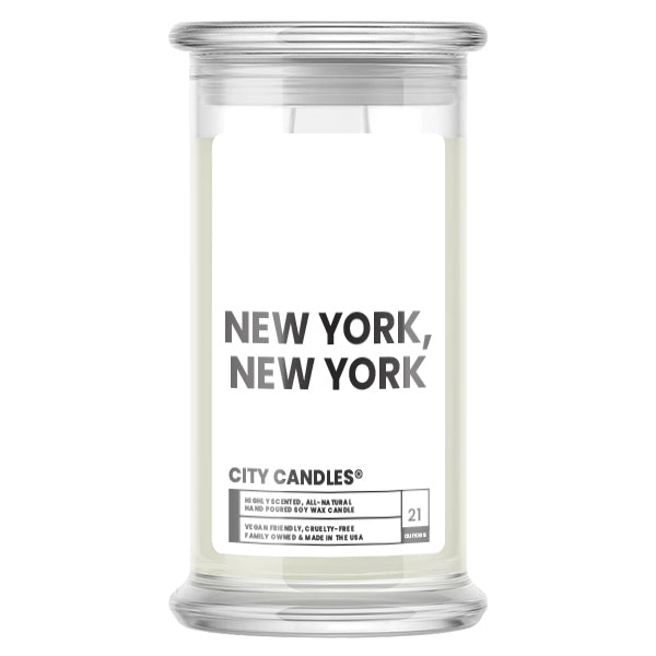 New York, New York City Candle