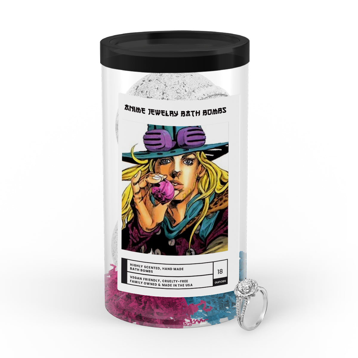 Zeppeli, Gyro (ジャイロ・ツェペリ) | Anime Jewelry Bath Bombs