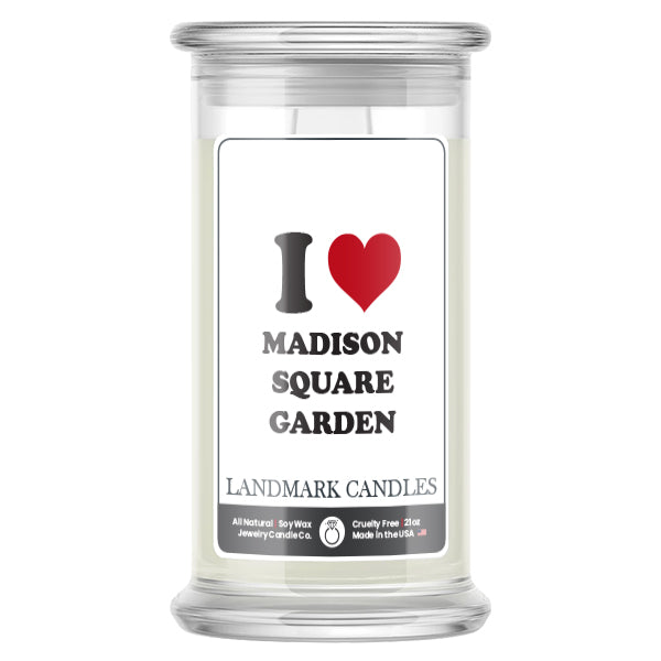 I Love MADISON SQUARE GARDEN Landmark Candles