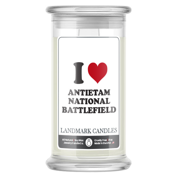I Love ANTIETAM NATIONAL BATTLEFIELD Landmark Candles
