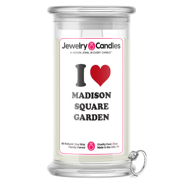 I Love MADISON SQUARE GARDEN Landmark Jewelry Candles