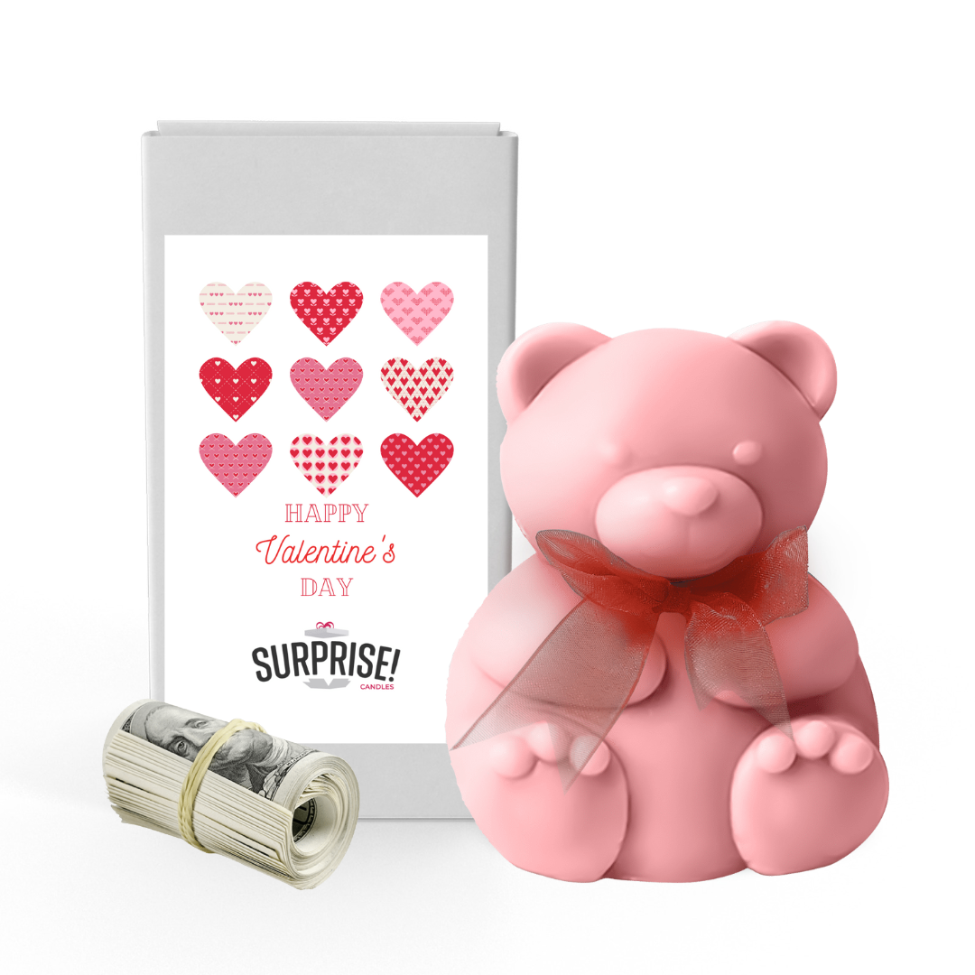 Happy Valentine's day 9 | Valentines Day Surprise Cash Money Bear Wax Melts