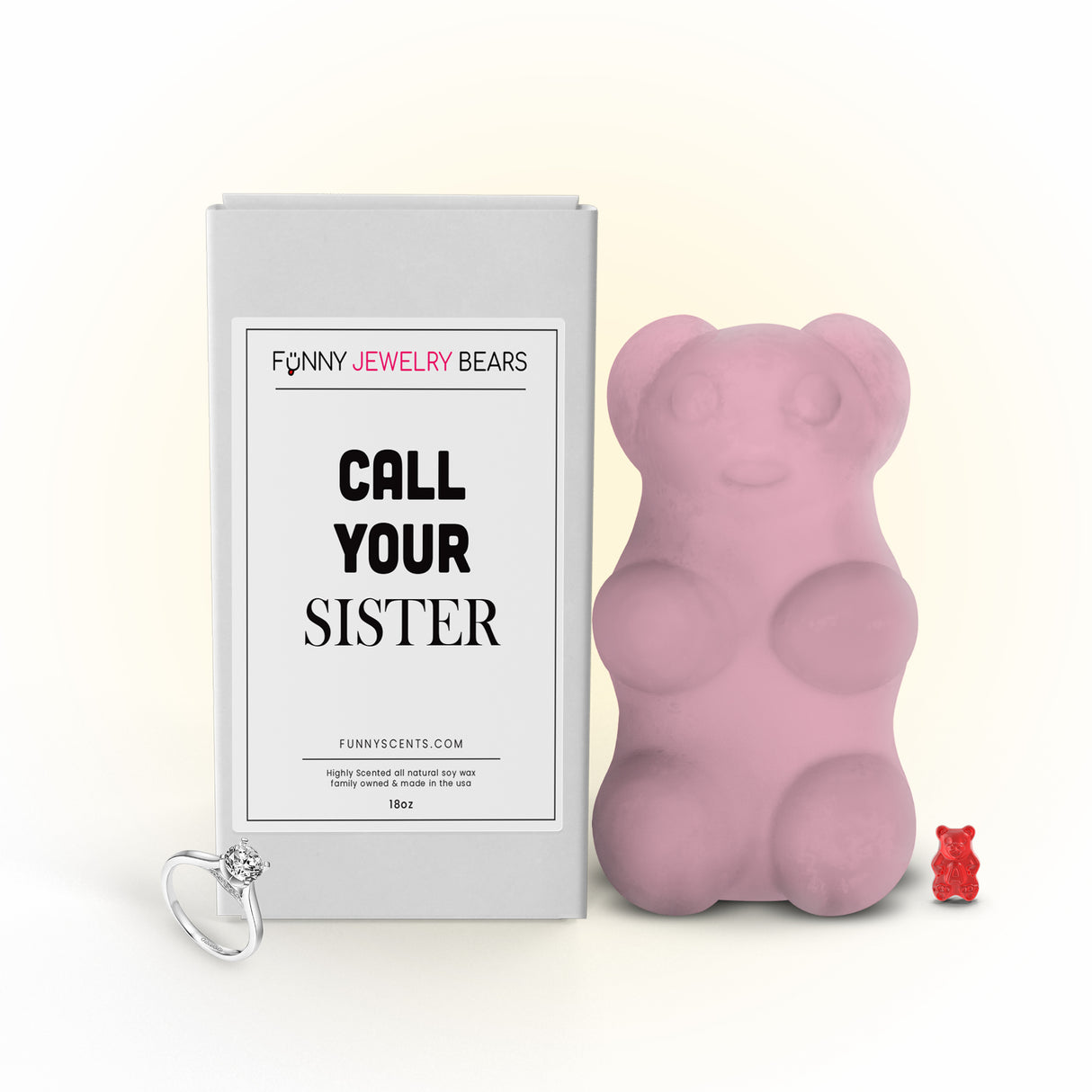Call Your Sister Funny Jewelry Bear Wax Melts