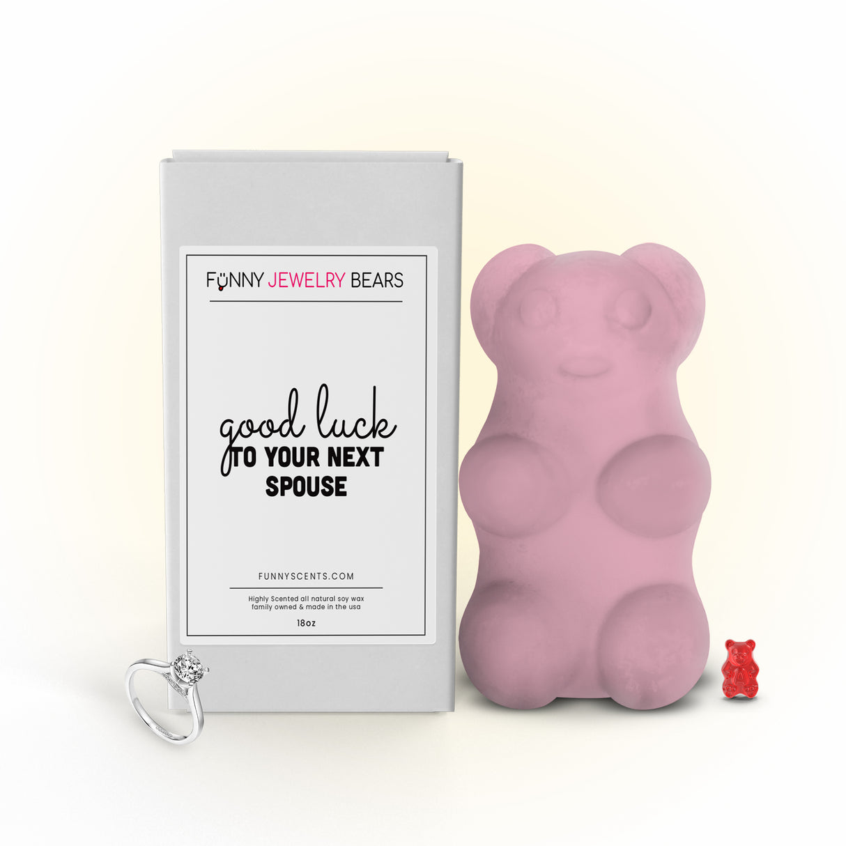 good luck to your next spouse Funny Jewelry Bear Wax Melts