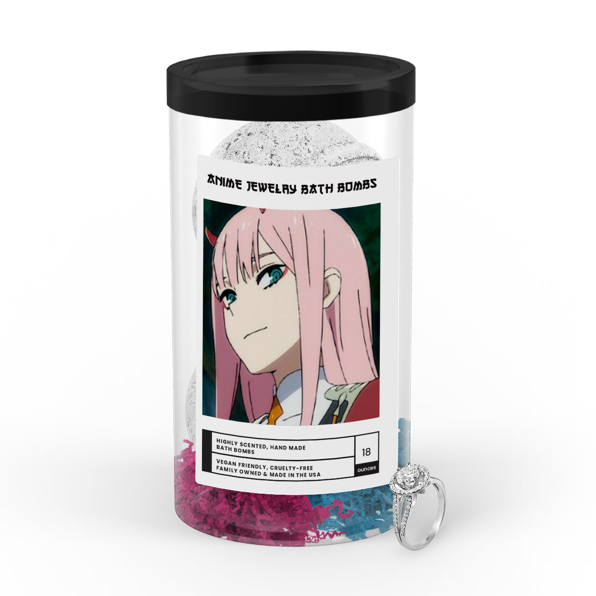 Zero Two (ゼロツー) | Anime Jewelry Bath Bombs